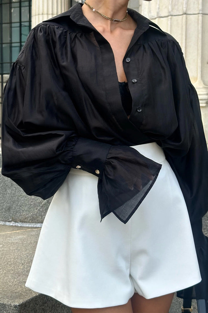 Celeste | Sheer Statement Blouse