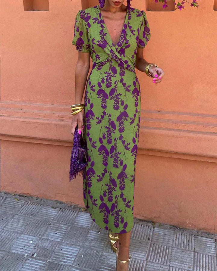 Celeste | Floral Midi Dress