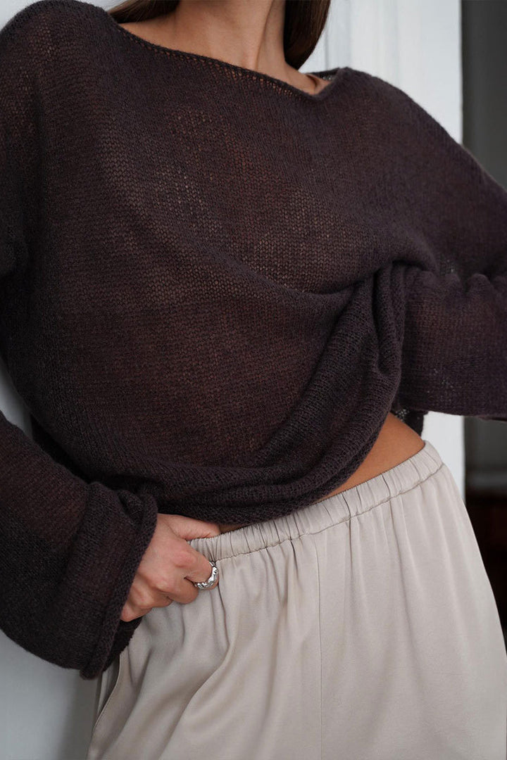 Ayla | Lightweight Sheer Sweater