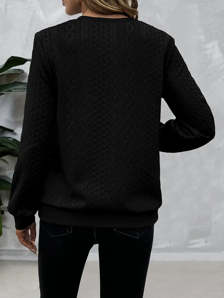 Aria™ | Textured Zip Sweatshirt