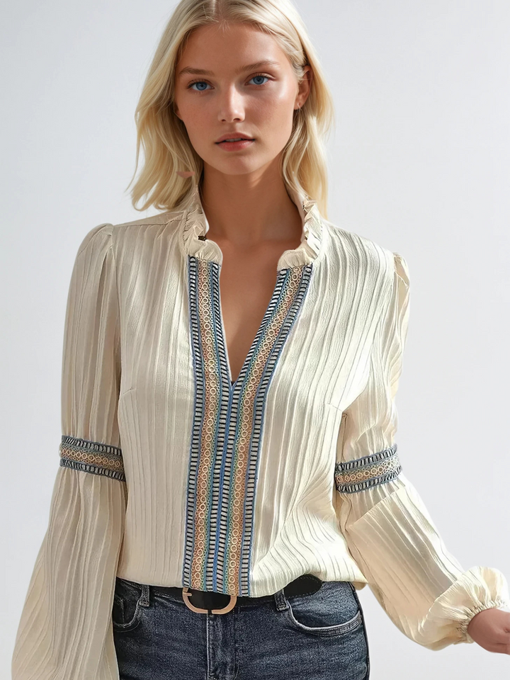 Sienna™ | Boho Lantern Sleeve Blouse