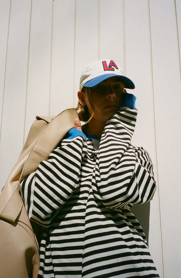 Mila | Striped Oversized Sweatshirt