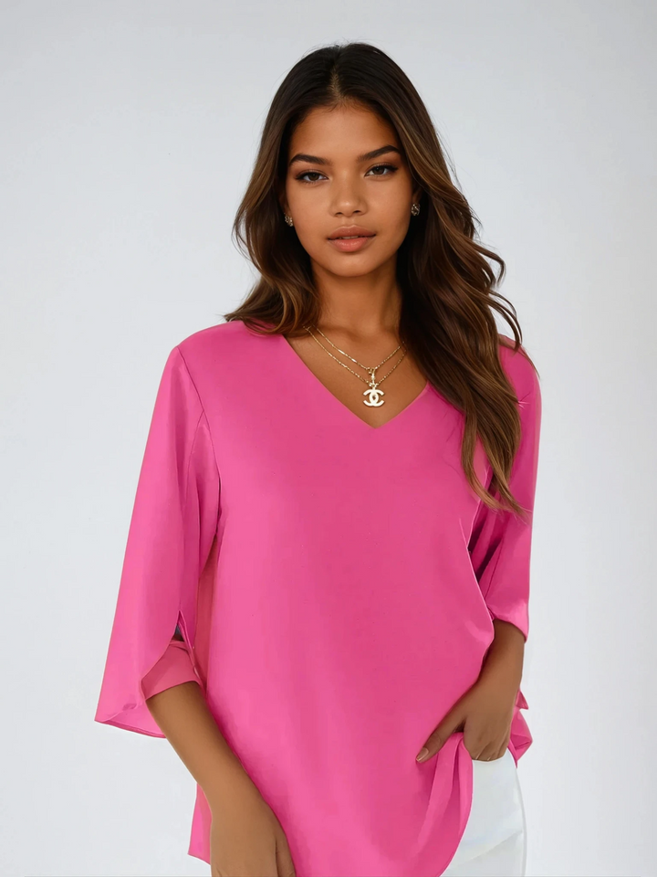 Clara - V-neck blouse