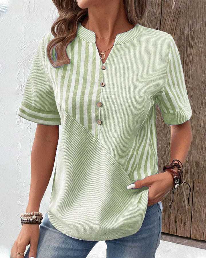 Lila™ | Soft Striped Blouse