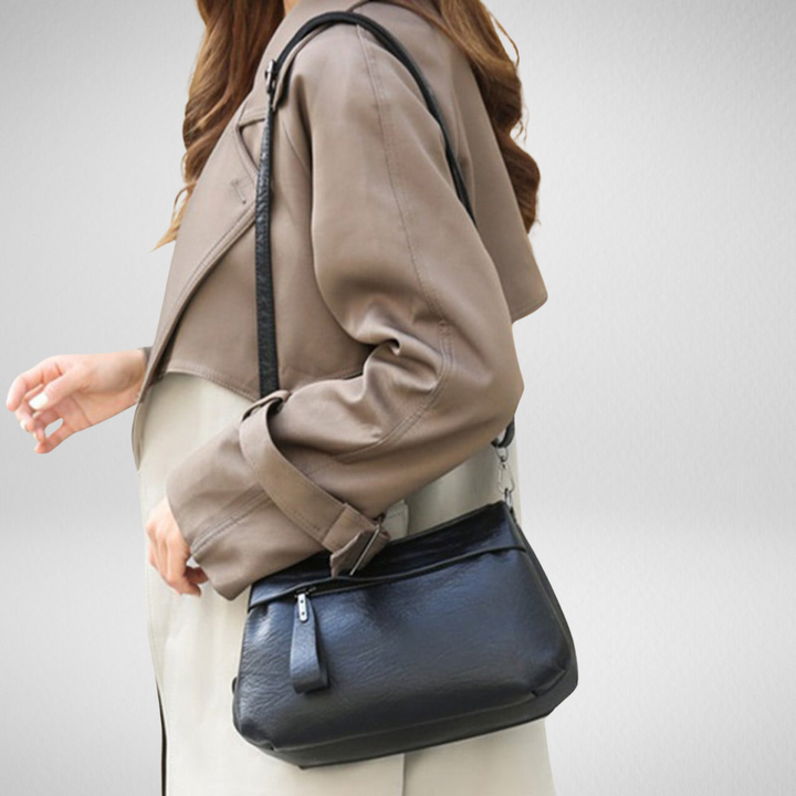 Bella™ | Classic Leather Crossbody Bag