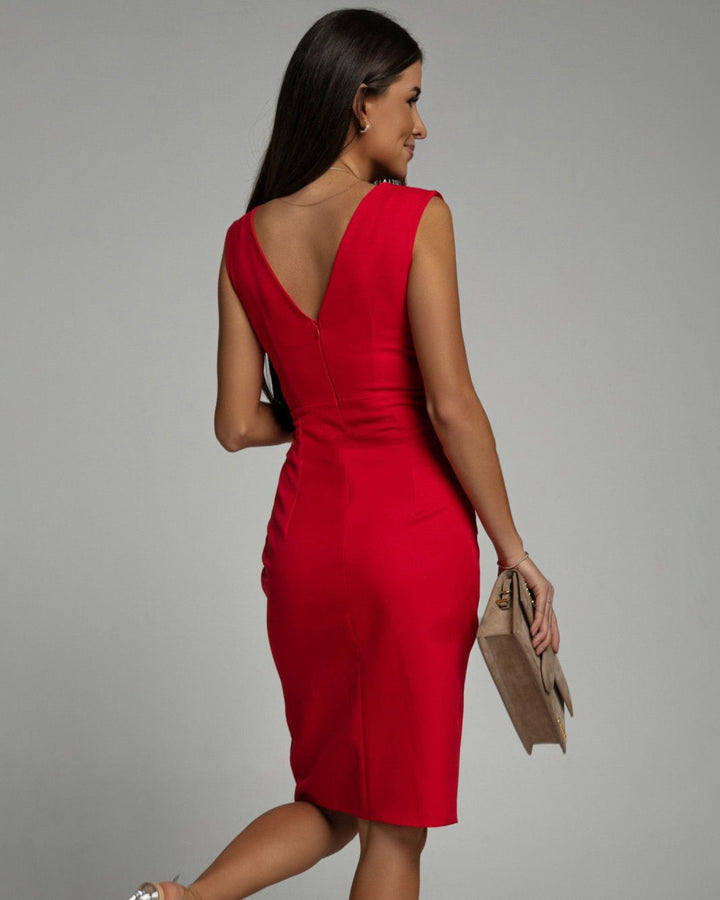 Serena | Elegant Fitted Midi Dress