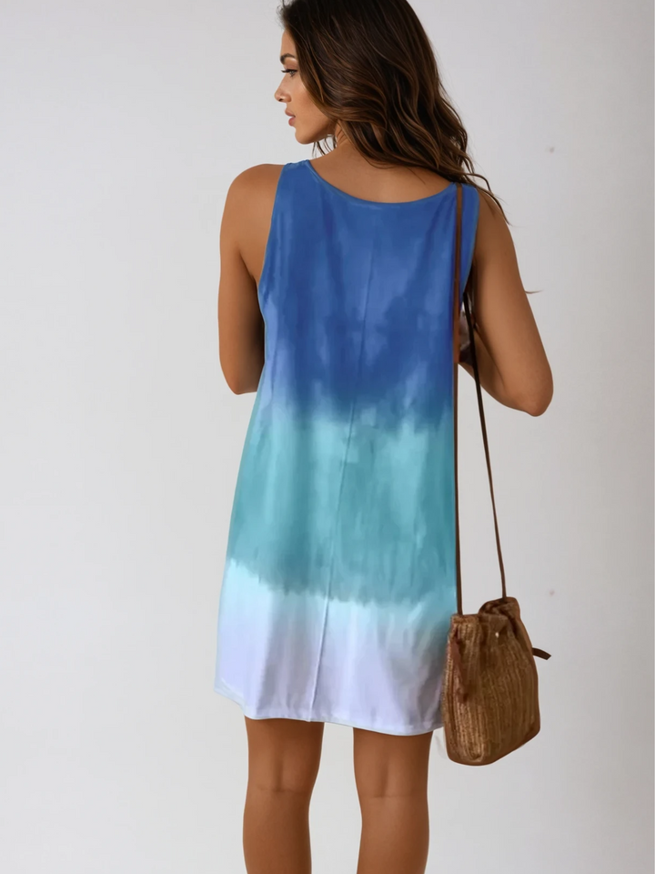 Naomi™ | Boho Tie-Dye Maxi Dress