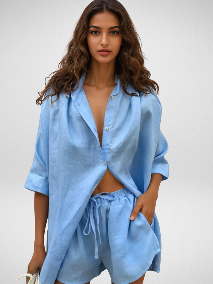 Soleia™ | Cotton Blend Two-Piece Summer Set