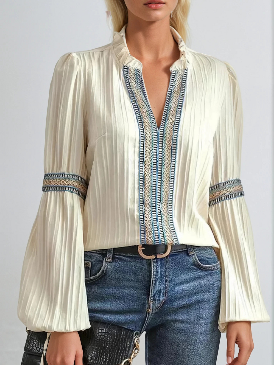 Sienna™ | Boho Lantern Sleeve Blouse