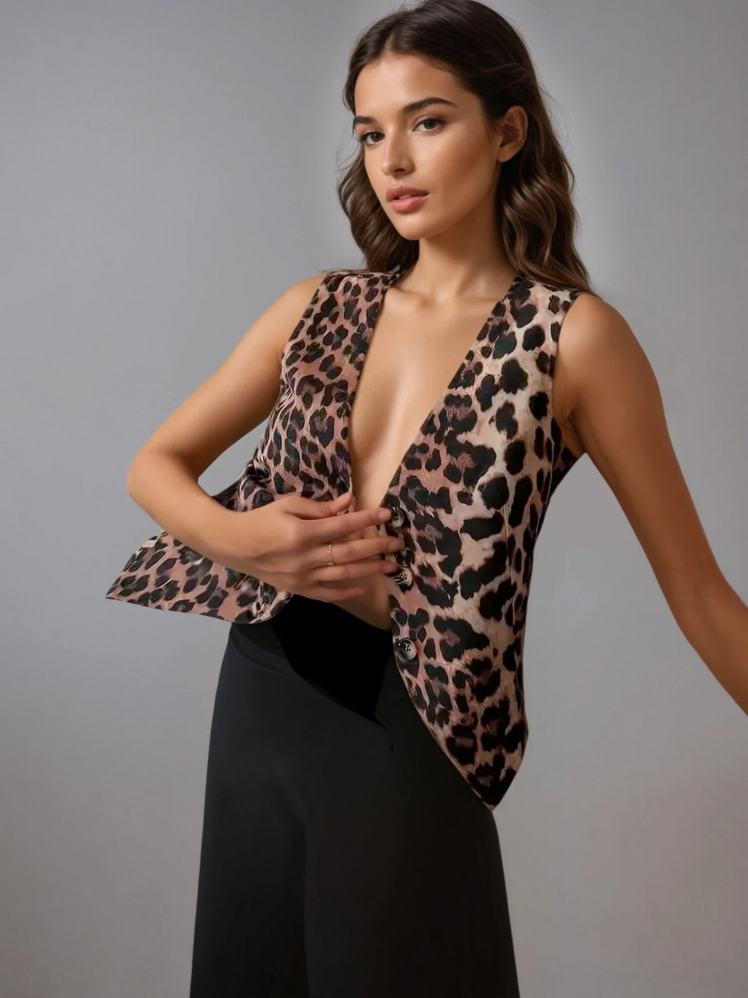 Zara™ | Leopard Print Vest