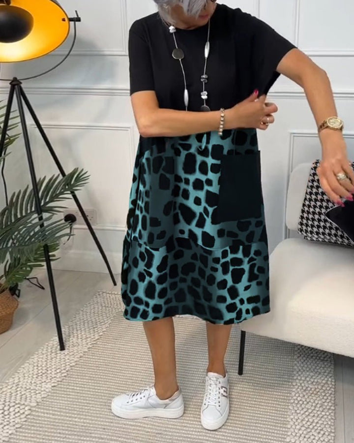 Cassandra™ | Leopard Print Midi Dress