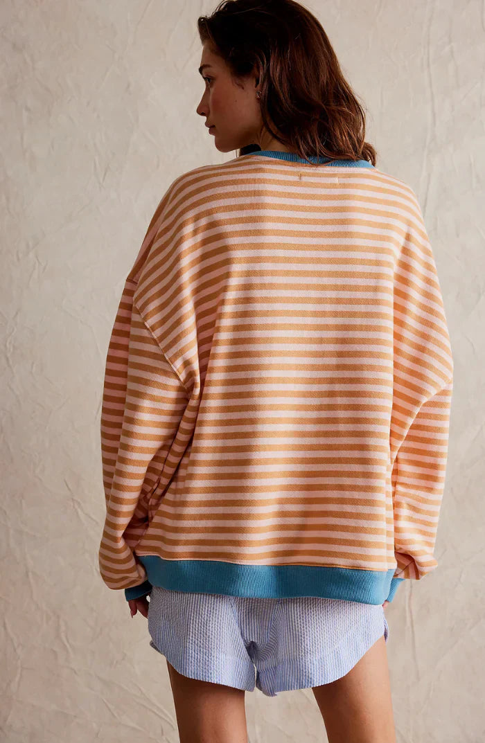 Mila | Striped Oversized Sweatshirt