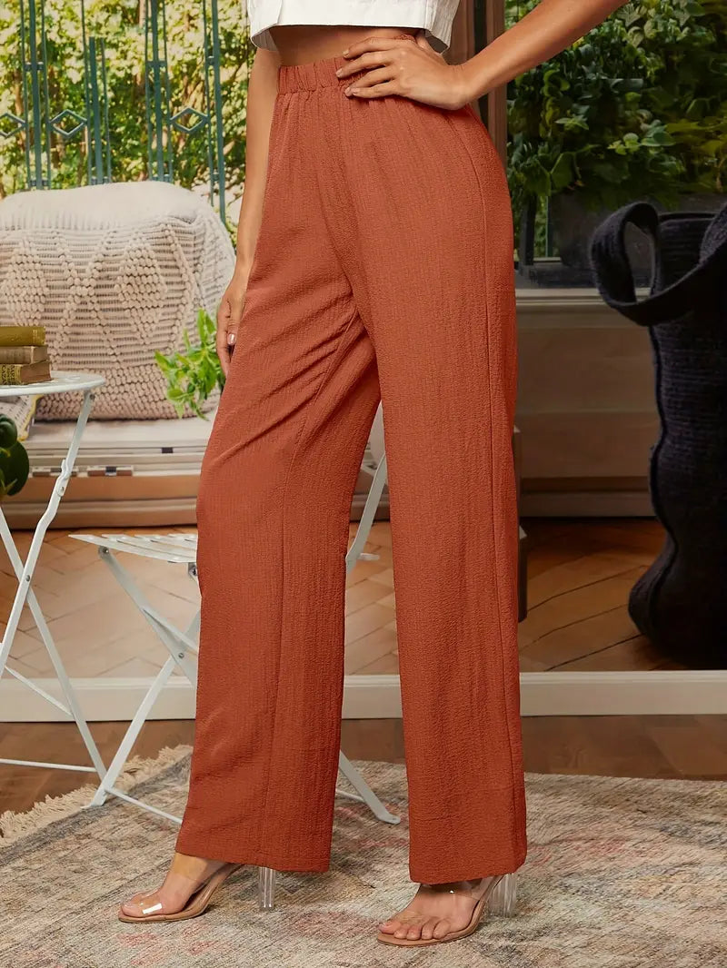 Elena™ | High-Waisted Casual Pants