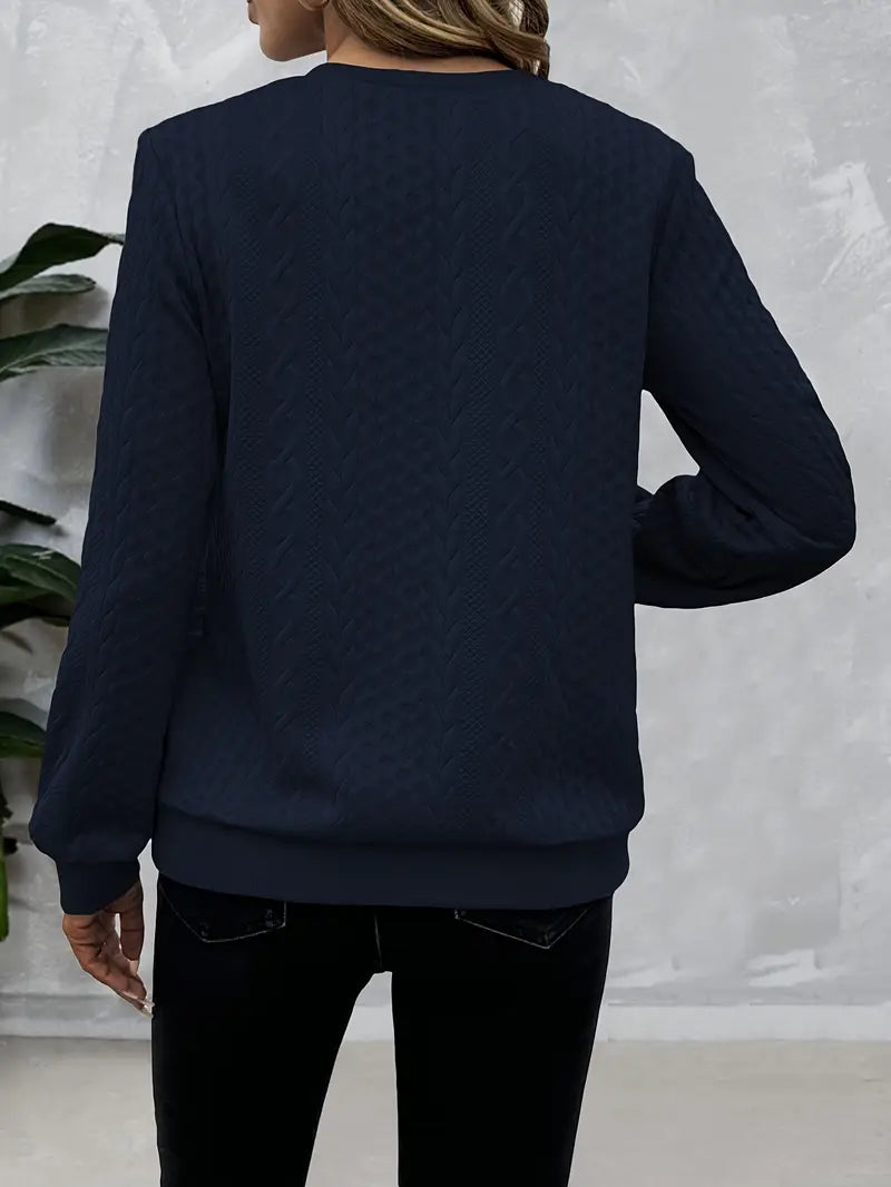 Aria™ | Textured Zip Sweatshirt