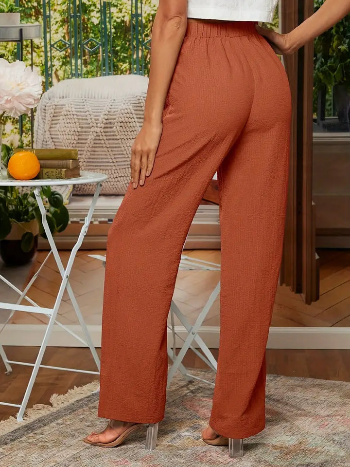 Elena™ | High-Waisted Casual Pants