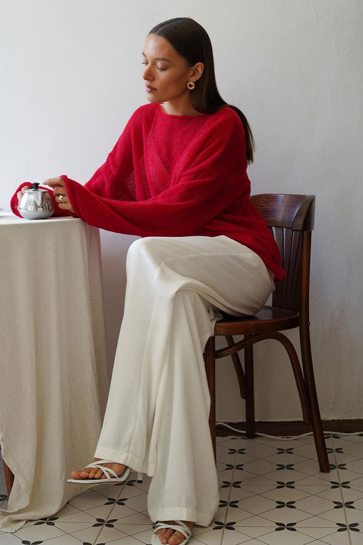 Ayla | Lightweight Sheer Sweater