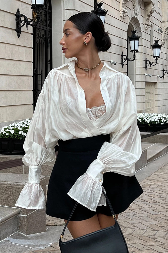Celeste | Sheer Statement Blouse