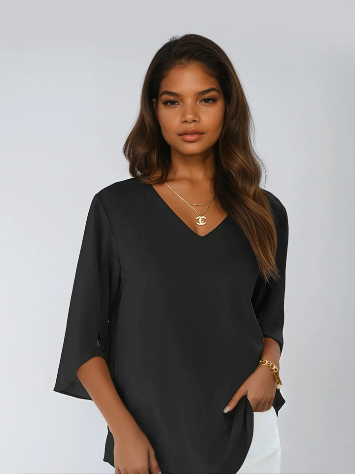 Clara - V-neck blouse