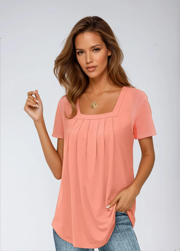 Sophia | Square-Neck Blouse