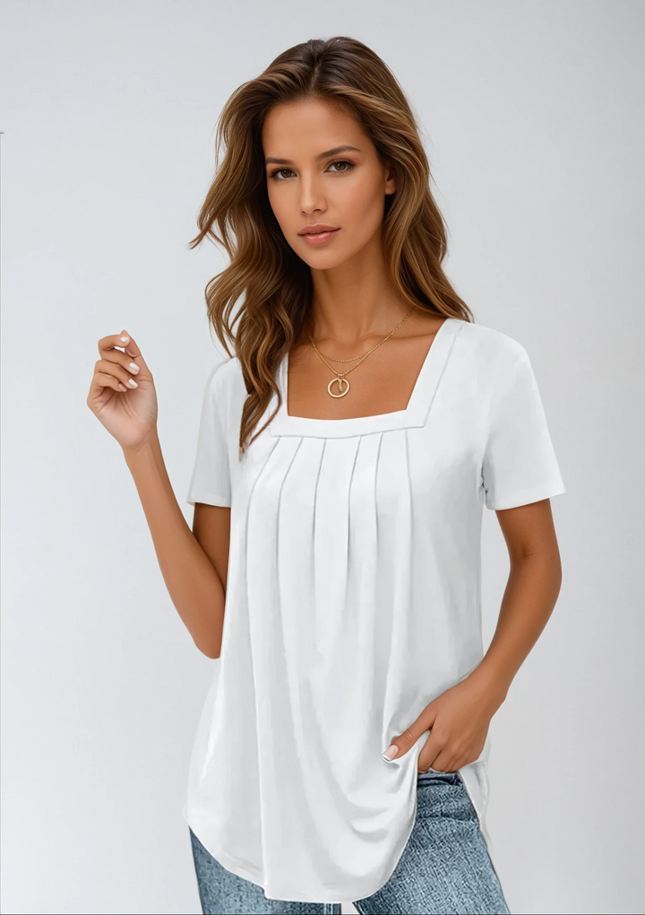 Sophia | Square-Neck Blouse