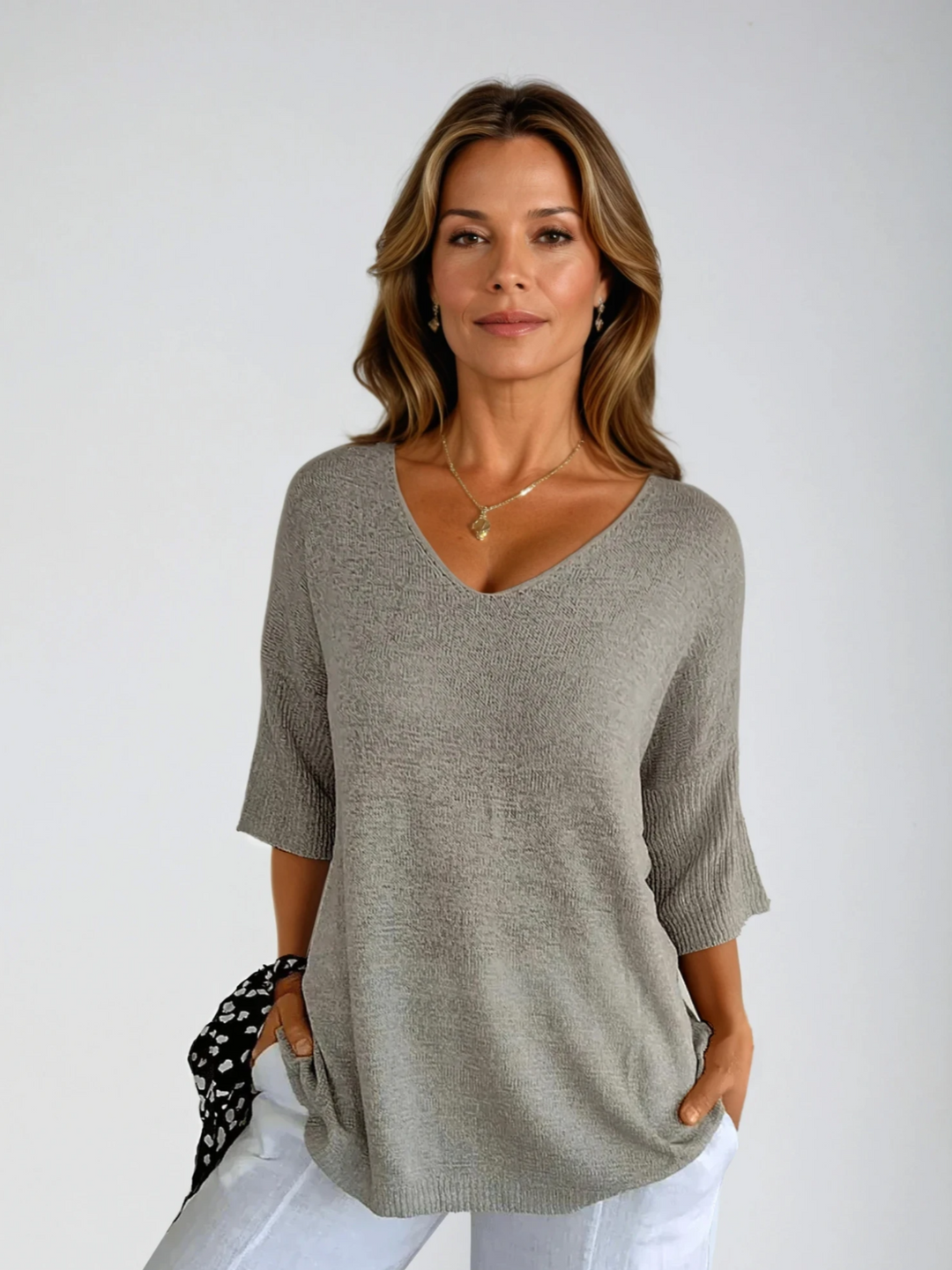 Amelia | Elegant Knitted Shirt