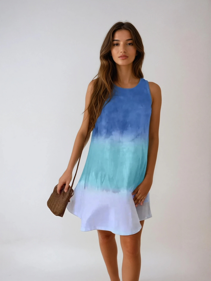 Naomi™ | Boho Tie-Dye Maxi Dress