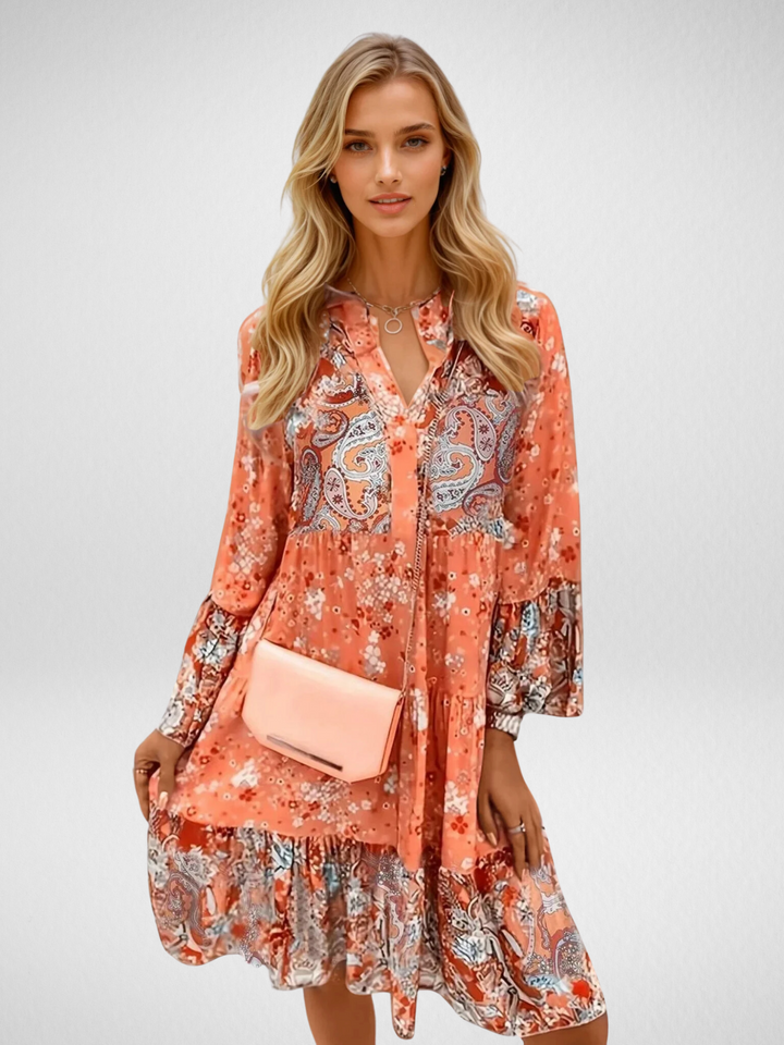 Lila™ | Boho Floral Summer Dress