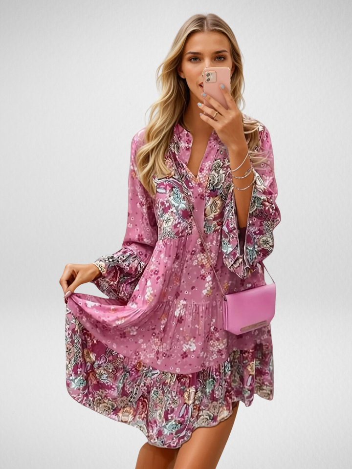 Lila™ | Boho Floral Summer Dress