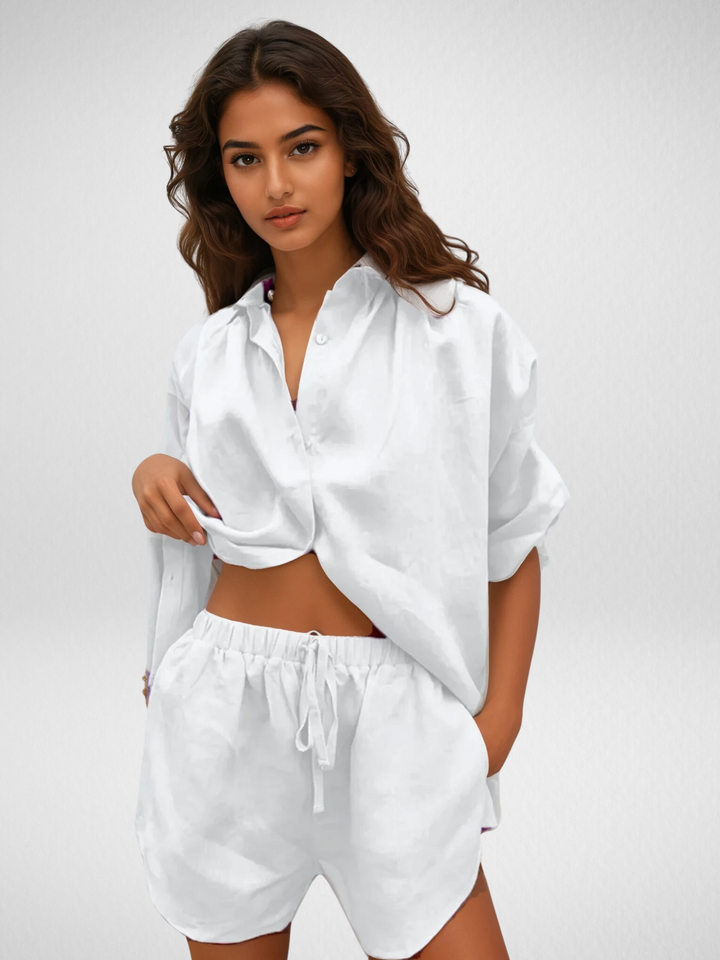 Soleia™ | Cotton Blend Two-Piece Summer Set