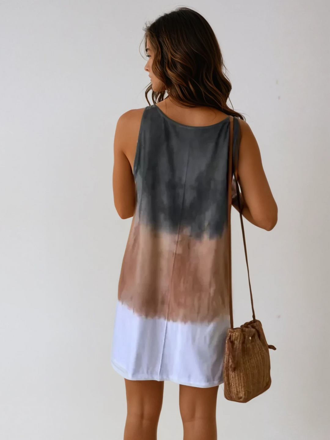 Naomi™ | Boho Tie-Dye Maxi Dress