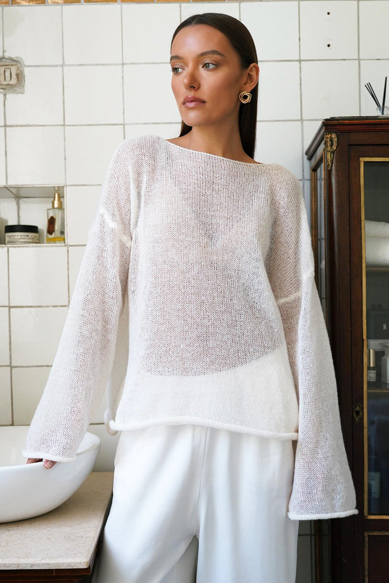 Ayla | Lightweight Sheer Sweater