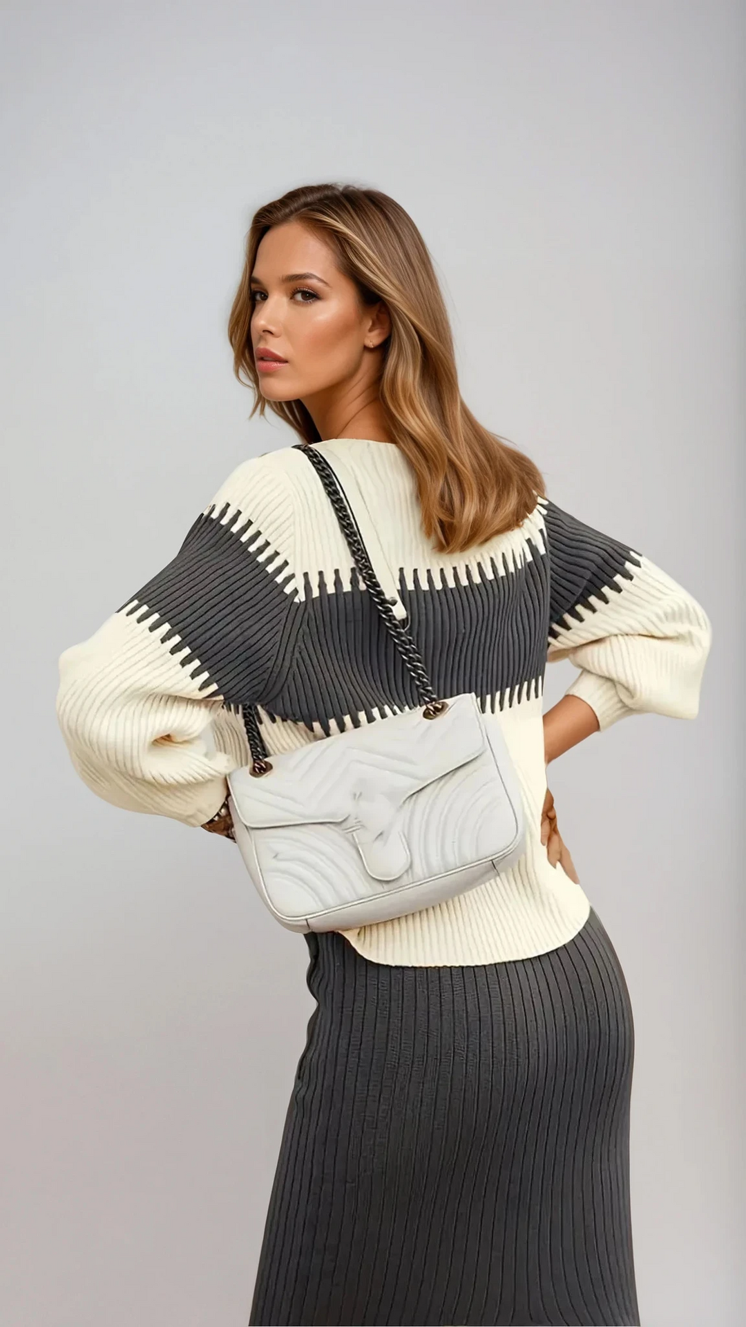 Elena | Ribbed Knit Two-Piece Set