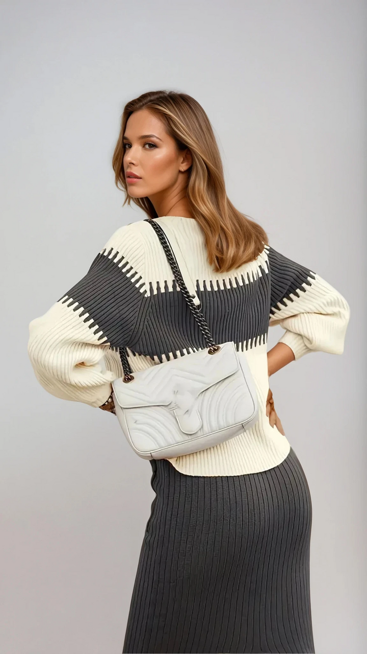Elena | Ribbed Knit Two-Piece Set