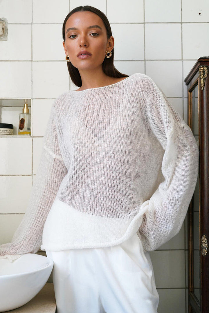 Ayla | Lightweight Sheer Sweater