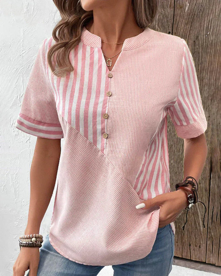 Lila™ | Soft Striped Blouse