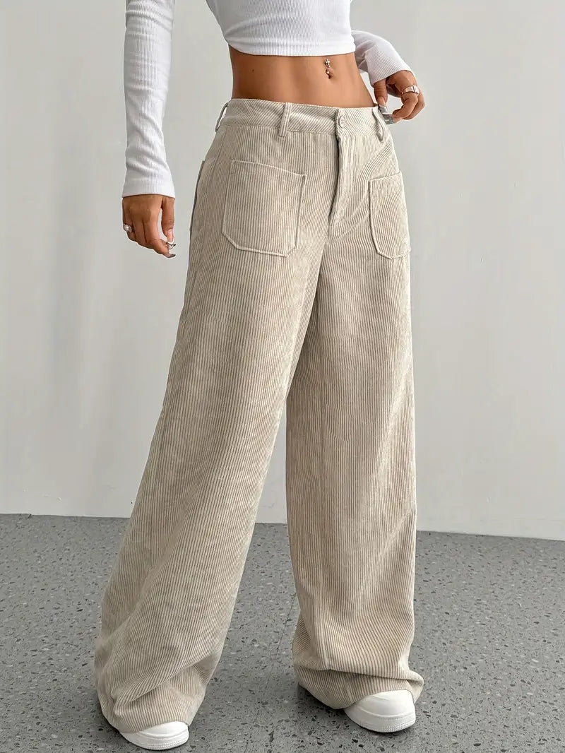 Luna™ | Stylish Corduroy Pants