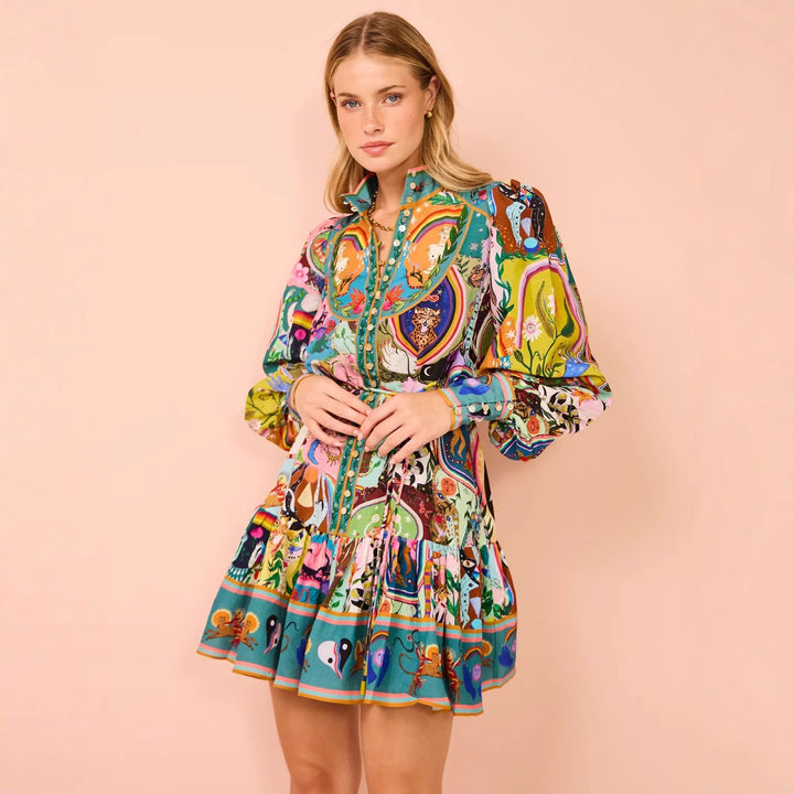 Celeste™ | Vibrant Mini Dress