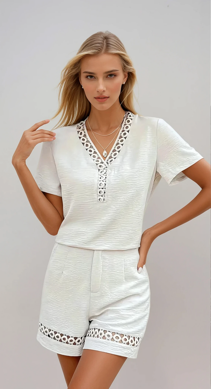 Elise™ | Elegant Lace Two-Piece Set