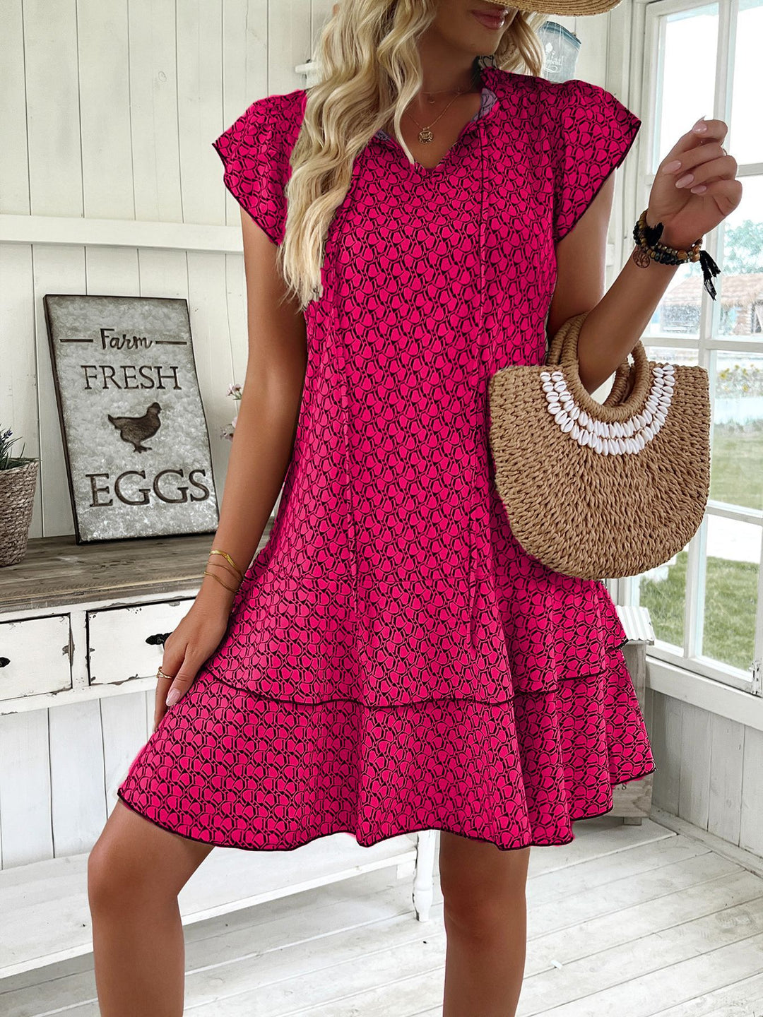 Isla™ | Elegant Ruffle Mini Dress
