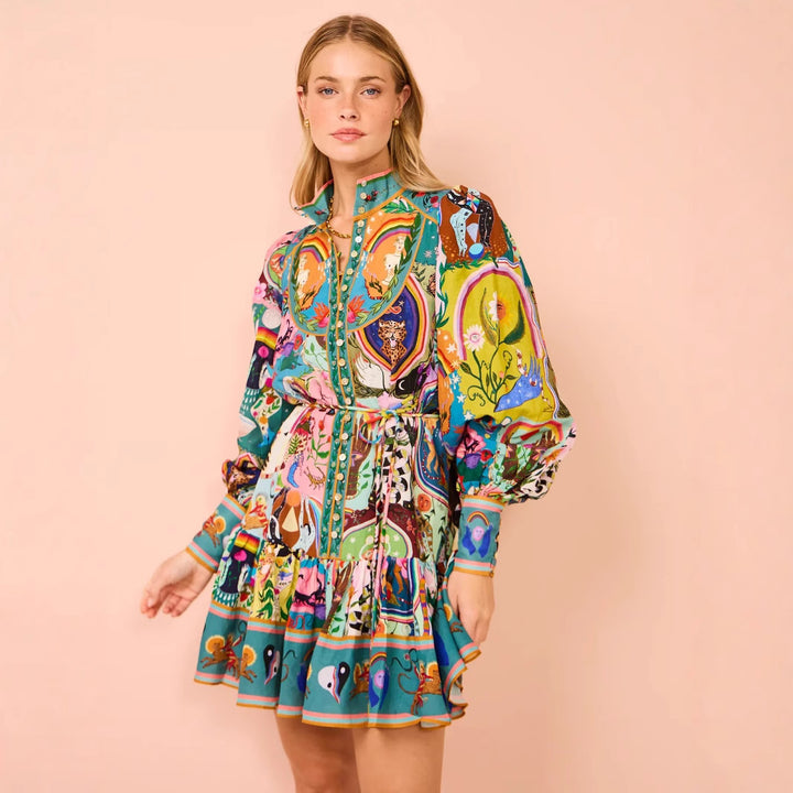 Celeste™ | Vibrant Mini Dress