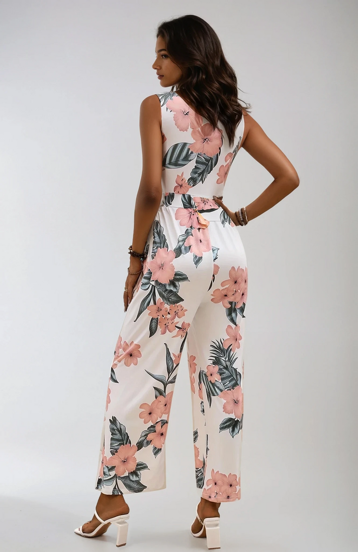 Isla™ | Floral Elegance Jumpsuit