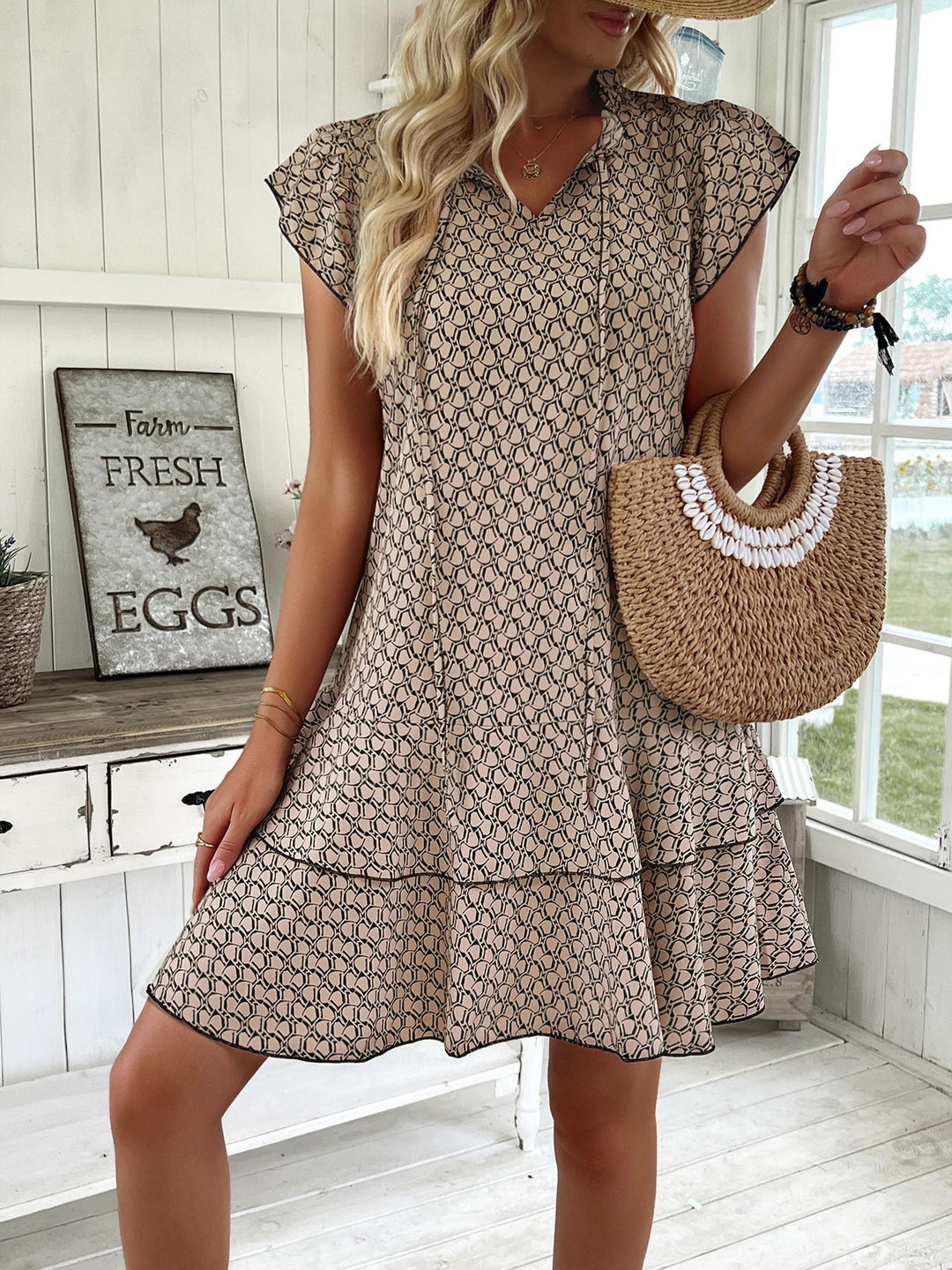 Isla™ | Elegant Ruffle Mini Dress