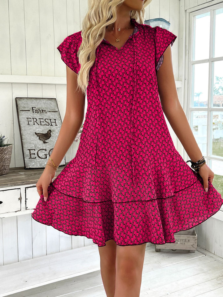 Isla™ | Elegant Ruffle Mini Dress