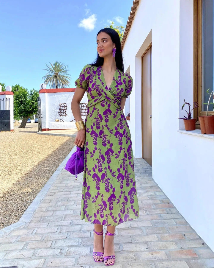 Celeste | Floral Midi Dress