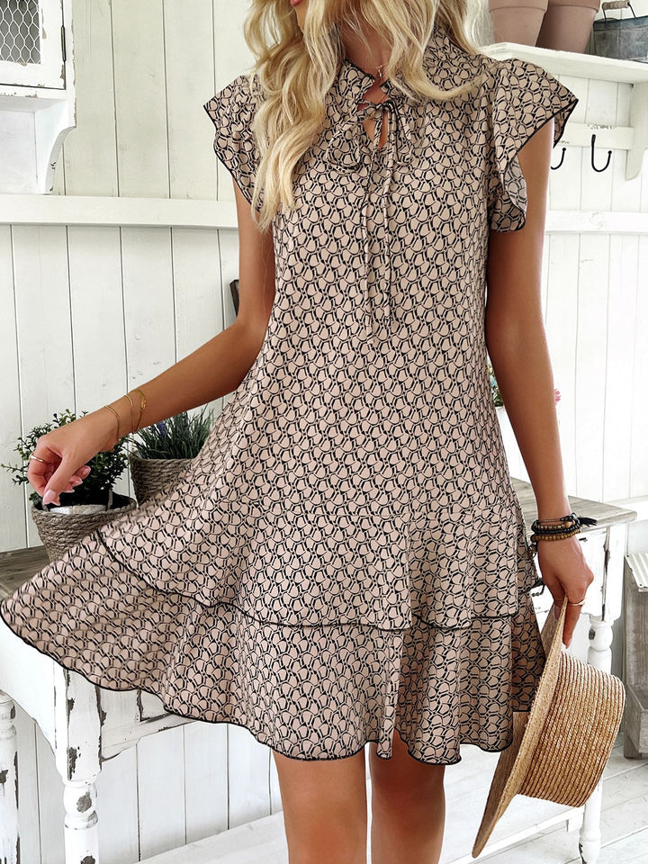 Isla™ | Elegant Ruffle Mini Dress