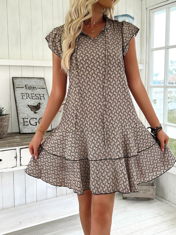 Isla™ | Elegant Ruffle Mini Dress
