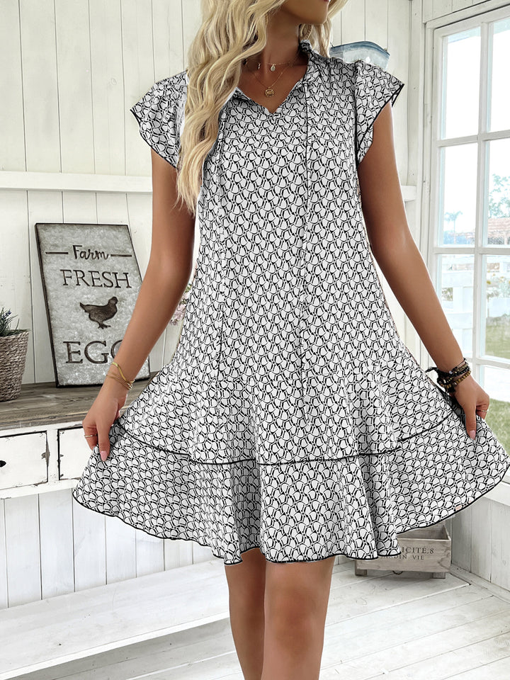 Isla™ | Elegant Ruffle Mini Dress
