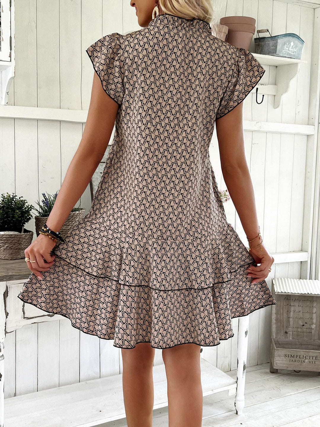 Isla™ | Elegant Ruffle Mini Dress