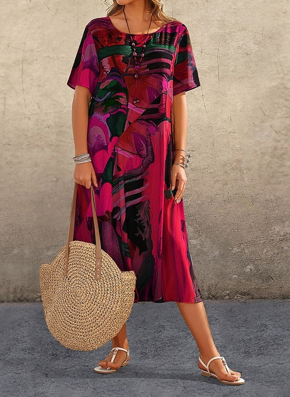 Amara™ | Floral Midi Dress