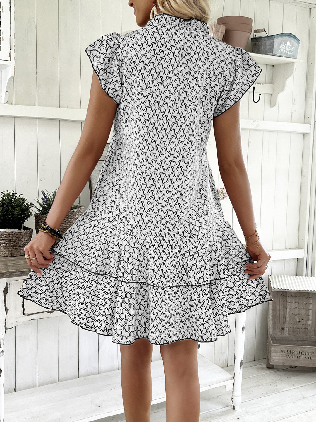 Isla™ | Elegant Ruffle Mini Dress
